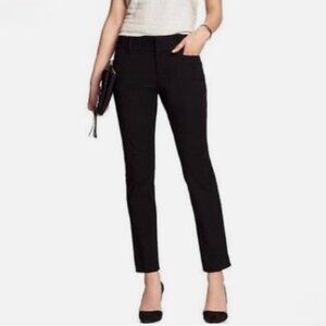 Banana Republic Jackson Fit Black Business Casual Trouser Pants